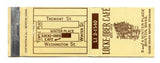 Locke-Ober Cafe, Boston, MA Matchbook Cover