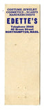 Dell Food Products, Northampton, MA Matchbook Cover