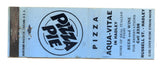 Aqua-Vitae In Hadley, Hadley, MA Matchbook Cover