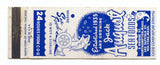 Jack August Sea Foods, Northampton and Holyoke, MA Matchbook Cover