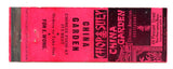 China Garden, Northampton, MA Matchbook Cover