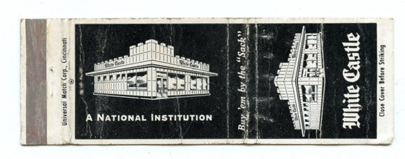 White Castle Matchbook Cover