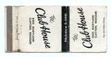 Club House, Clayton, MO Matchbook Cover
