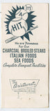 Stan Musial & Biggies Steak House and Cocktail Lounge, St. Louis, MO Matchbook Cover