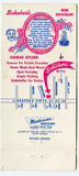 Schober's Wine Restaurant, St. Louis, MO Matchbook Cover