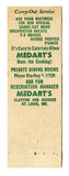 Olde Cheshire, St. Louis, MO Matchbook Cover