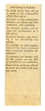 National Food Stores Matchbook Cover