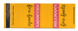 Hillman's Fine Food Stores Matchbook Cover