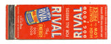 Rival Dog Food Matchbook Cover