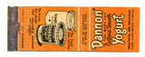 Dannon Yogurt Matchbook Cover