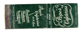 Pope's Cafeterias, St. Louis, MO Matchbook Cover