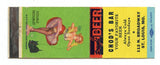 Chod's Bar, St. Louis, MO Matchbook Cover
