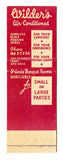 Wilder's Restaurant, Joplin, MO Matchbook Cover