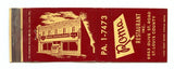 Roma Restaurant, St. Louis County, MO Matchbook Cover