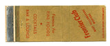 Frontier Club, West Yellowstone, MT Matchbook Cover