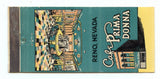 Cafe Prima Donna, Reno, NV Matchbook Cover