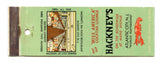 Hackney's Restaurant, Atlantic City, NJ Matchbook Cover