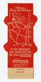 Manero's Famous Steak House, Paramus, NJ Matchbook Cover