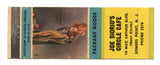 Joe Diorio's Circle Cafe, Somers Point, NJ Matchbook Cover