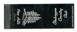 Pine Hills Sheboygan Country Club, Sheboygan, WI Matchbook Cover