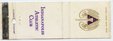 Indianapolis Athletic Club, Indianapolis, IN Matchbook Cover