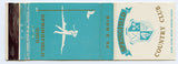 Springfield Country Club, Springfield, OH Matchbook Cover
