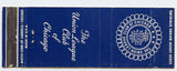 Union League Club, Chicago, IL Matchbook Cover