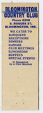 Lafayette Country Club, Lafayette, IN [Matchbook Cover]