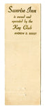 Sunrise Inn Key Club, Stuart, FL Matchbook Cover