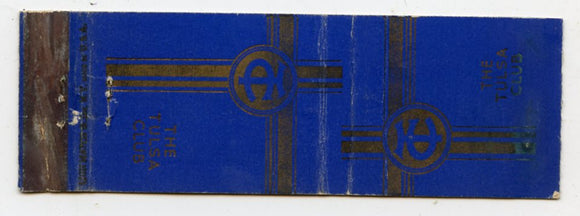 Tulsa Club, Tulsa, OK Matchbook Cover