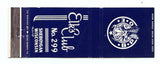 Elks Club No. 299, Sheboygan, WI Matchbook Cover