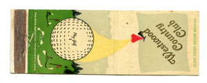 Westwood Country Club Matchbook Cover