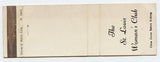 St. Louis Woman's Club, St. Louis, MO Matchbook Cover