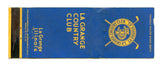 La Grange Country Club, La Grange, IL Matchbook Cover