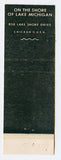 Lake Shore Club of Chicago, Chicago, IL Matchbook Cover