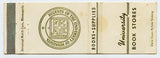 University of Minnesota Book Stores, Minneapolis, MN Matchbook Cover