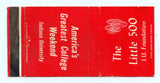 Indiana University Little 500 I. U. Foundation Matchbook Cover