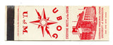 Coffman Memorial Union, University of Minnesota, Minneapolis, NY Matchbook Cover