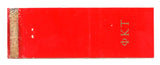 Phi Kappa Tau Matchbook Cover