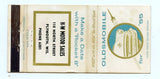H-W Motor Sales, Plymouth, WI Matchbook Cover