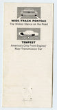 Meyers Pontiac, Plymouth, WI Matchbook Cover