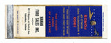 Mahan Ford Sales, Inc., Columbus, IN Matchbook Cover