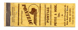 Peirce & Hook Inc. Pontiac, New Bedford, MA Matchbook Cover