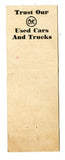 Superior Chevrolet, Indianapolis, IN Matchbook Cover