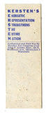 Chas. J. Kersten for Congress, 5th District, Milwaukee, WI Matchbook Cover