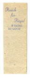 Regal Amber Brewing Co. Matchbook Cover