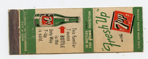 7up Matchbook Cover