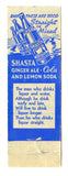 Shasta Club Soda Matchbook Cover