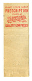 Standard Drug Co. Matchbook Cover