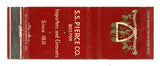 S. S. Pierce Co. Importers and Grocers, Boston, MA Matchbook Cover